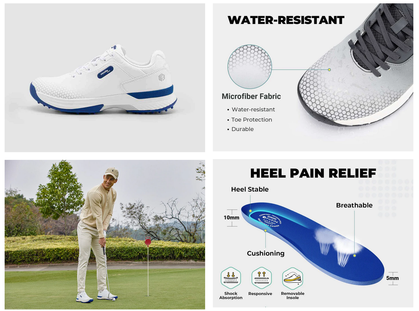 Top 5 Comfortable Golf Shoes for Men Under $85 in 2024