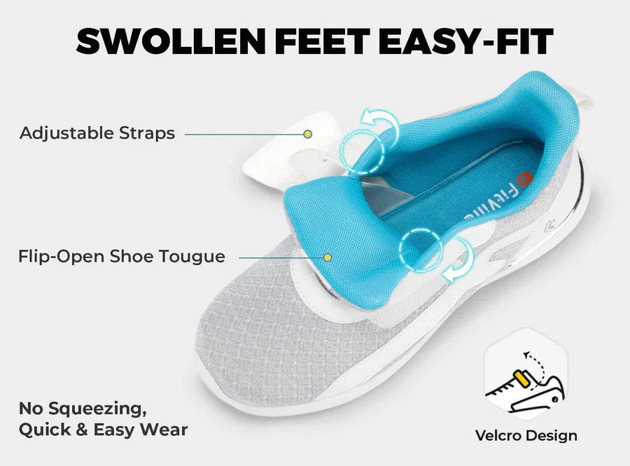 Cushioned hiking shoes for long walks